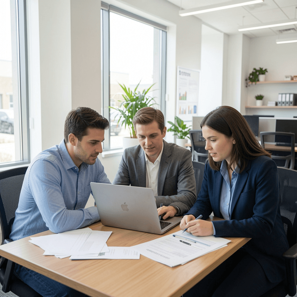 Property managers working together